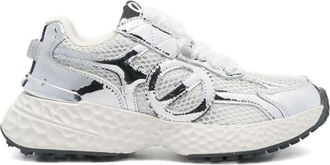 No Name metallic-finish sneakers - Silver