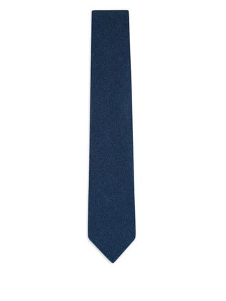 Paolo Albizzati wool tie - men - Wool - One Size - Blue