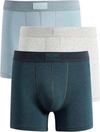 SKIMS 3-Pack Assorted Boxer Briefs in Verdant Multi at Nordstrom, Size X-Large