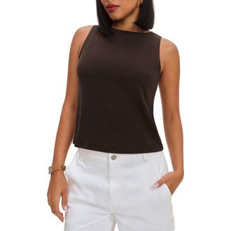 Reformation Pears Knit Tank in Mole at Nordstrom, Size X-Large