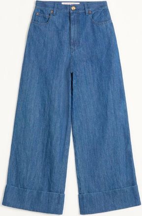 Valentino Lightweight Denim Trousers Woman DENIM 24