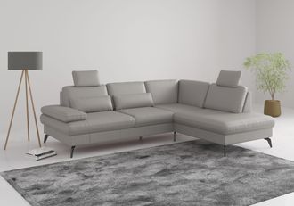 Sit&more Ecksofa »Morris L-Form, inkl. Sitztiefenverstellung« wahlweise mit Armteilverstellung, Bettfunktion & Bettkasten