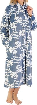 Slenderella Perfect Button Opening 46 Inch Housecoat (16/18, grey)