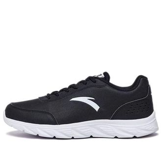 Anta Running Series Sneakers Leather Black White 91835529-1