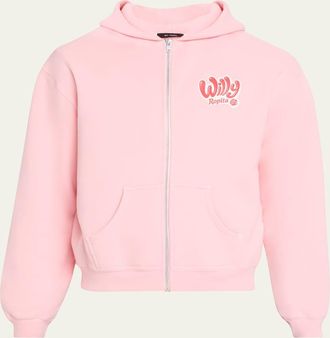 Willy Chavarria Mens Willy Ropita Full-Zip Hoodie