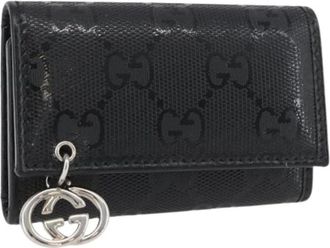 Gucci Pre-owned Accessories, female, Black, Size: ONE SIZE Pre-owned Key Case