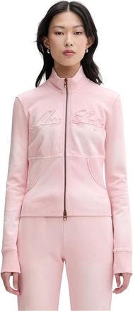 Miss Sixty Zip-through Sweatshirt - Dames - Vesten met rits - Roze - XS - Katoen - Hoodies & sweatvesten