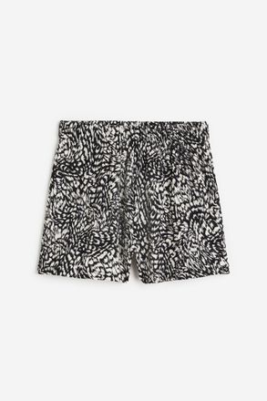 H&M Cr&ecirc;pe-Shorts - Schwarz