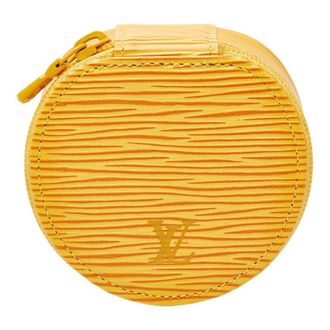 Louis Vuitton Yellow Leather Pouch (Pre-Owned)