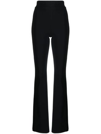 La Petite Robe Di Chiara Boni Venusette flared trousers - women - Elastane/Polyamide - 44 - Black