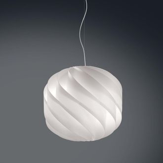 Linea Zero Suspensi&oacute;n 2 Luces Blanca En Metal Cromado Cm. 55x52h