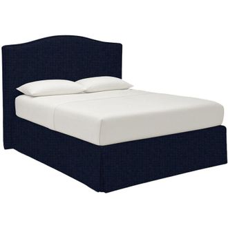 Dmora Letto Matrimoniale Bebington, Sfoderabile, Contenitore Made in Italy, Viola Scuro