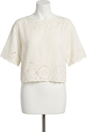 Z Supply Daya Embroidered Top In Cream