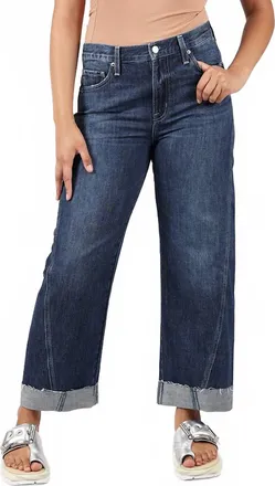 Pistola Denim Kacey Mid Rise Cuffed Boyfriend Jeans In Cultivate