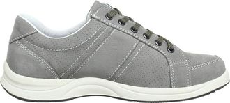 Mephisto Sportieve Lichtgrijze Nubuck Herenschoen - Heren - Sneakers - Grijs - 40 1/2 EU - Schoenen