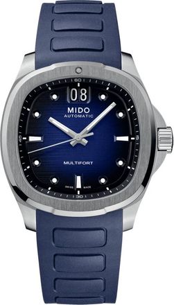 Mido Multifort TV Big Date - Heren - Horloges - Blauw - ONE Size - Accessoires