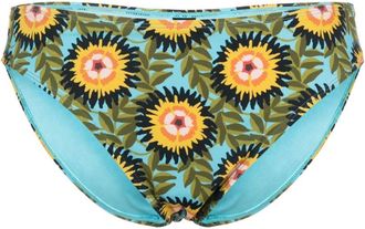 Marlies Dekkers Bellini floral-pattern bikini bottoms - women - Recycled Nylon/Elastane - M - Blue