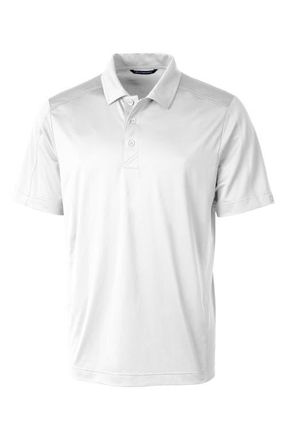 Cutter & Buck Prospect Textured Stretch Polo in White at Nordstrom, Size Xxx-Large