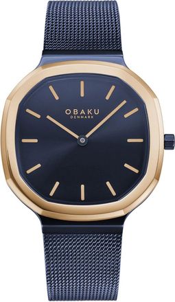 Obaku Womens Oktant Blue Dial Watch