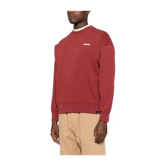 Barrow Barrow, Heren, Sweatshirts & Hoodies, Rood, Maat: XL Katoen