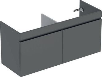 Keramag Geberit Renova Plan Mueble Bajo Lavabo Doble Con 2 Cajones