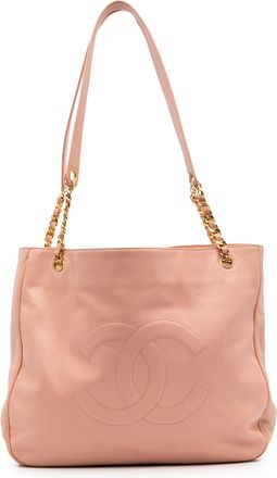 Chanel Pre-owned Womens Gst Grand Shopping Tote - Coral Leather - One Size