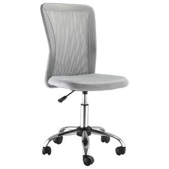 OEM Silla De Escritorio Giratoria Sin Brazos Silla De Malla Con Altura Ajustable Carga 100 Kg 43x58x90-100 Cm Gris