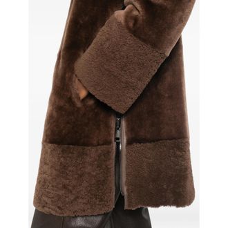 Suprema X Eraldo Shearling-panelled Reversible Coat
