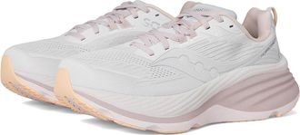 Saucony Hurricane 24 Womens Running Shoes Cloud/Bloom : 5.5 B - Medium, Rubber/Textile