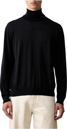 Paul & Shark Superfine 140 Merinotrui met col - Heren - Coltruien - Blauw - XL - Wol - Truien & Vesten