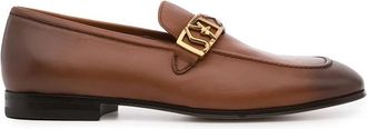 Ferragamo Mens Brown Loafers, US Size 7.5