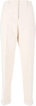 PESERICO Slim-fit Broeken - Dames - Slim Fit Broeken - Beige - XS - Broeken