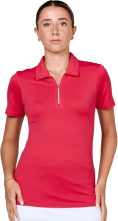 Sofibella Golf Colors Womens Short Sleeve Golf Polo in Roulette at Nordstrom, Size Small