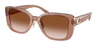 Coach HC8352 CD472 577913 Womens Sunglasses Brown Size 54