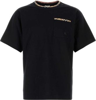 Burberry Black Crew Neck T-Shirt