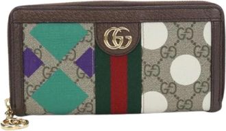 Gucci Pre-owned Vintage Long Wallet (bi-fold) - Dames - Vintage Accessoires - Veelkleurig - ONE Size - Vintage