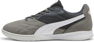 Puma Puma Unisex Adults King Top It Soccer Shoes, Shadow Gray-Puma White-Glacial Gray, 8.5 UK