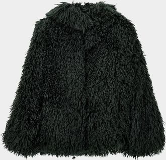 Emporio Armani Faux-Fur Blouson Jacket