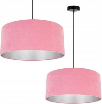 OEM L&aacute;mpara Colgante, L&aacute;mpara De Techo, Cromada, Pantalla De Terciopelo