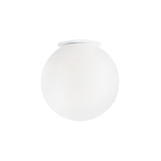 Rossini Illuminazione Applique/plafoniera Emily Rossini Group - Diametro 16cm, Vetro Satinato Bianco, Attacco E14 Ip20, Design Compatto Ed Elegante