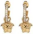 Versace Medusa Hoofd Hanger Oorbellen Vlinder Sluiting - Dames - Oorbellen - Geel - ONE Size - Accessoires