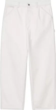 Carhartt Work in Progress Carhartt Wip, Straight Trousers, male, White, Size: XL Mercer Single Knee Pant