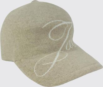 Jacquemus Cappello da baseball in misto lana e cashmere con logo jacquard