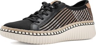 Skechers Wilshire Blvd - Breezy Stroll Womens Shoes Black/White : 8.5 B - Medium, Faux Leather/Textile