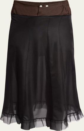【関税込み】maison margiela Anonimity Of The Lining' skirt Maison Margiela Anonymity of the Lining Midi Skirt | Nordstrom