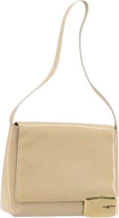 Gucci Pre-owned Shoulder Bags, female, Beige, Size: ONE SIZE Pre-owned Vintage Shoulder Bag