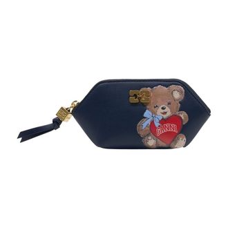 Ganni Bou Coin Purse Bear Wallet - female - Ganni - Wallets & Cardholders - Black - ONE SIZE - Accessories