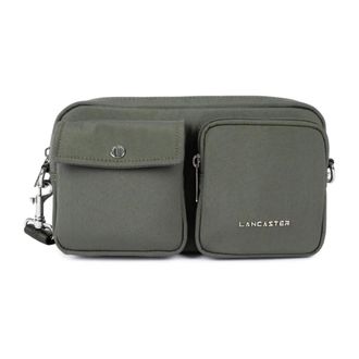 Lancaster Urban Zippered Crossbody Bag - Dark Khaki - female - Lancaster - Cross Body Bags - Green - ONE SIZE - Bags