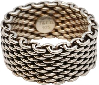 Tiffany & Co. Silver 925 Band Ring (Pre-Owned)