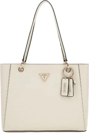 Guess Noelle Saffiano Schoudertas - Beige - Dames - Shoppers - Beige - ONE Size - Tassen